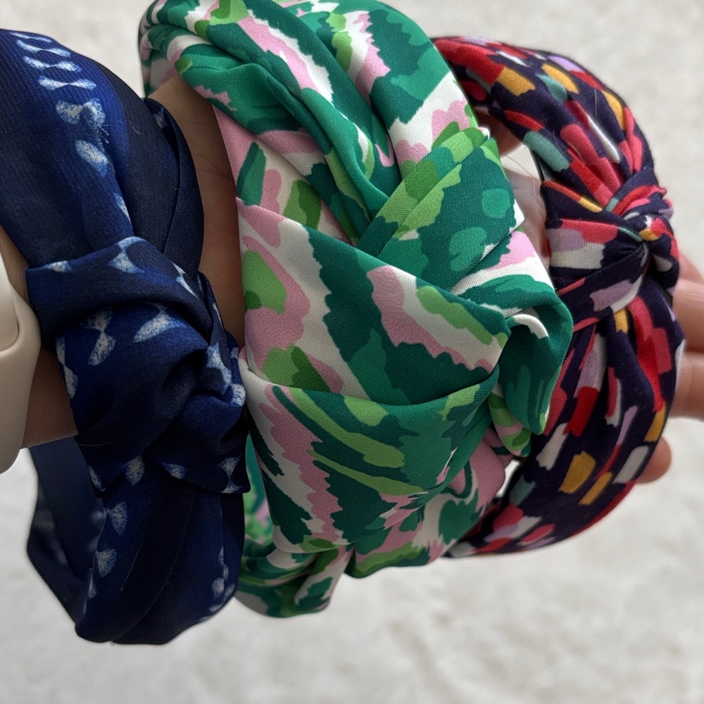 Set of Three Patterned Headbands